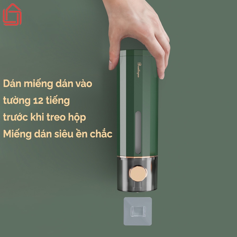 Hộp đựng nước rửa tay, sữa tắm, dầu gội, dán tường tiện lợi, lấy xà phòng trong một lần bấm