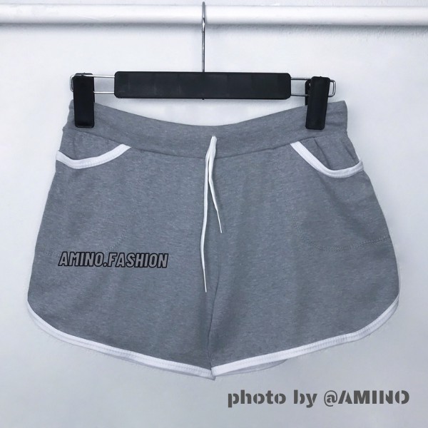 Quần đùi nữ phối túi sọc chạy viền mặc nhà, tập GYM chất thun cotton mặc mát, thoải mái | BigBuy360 - bigbuy360.vn