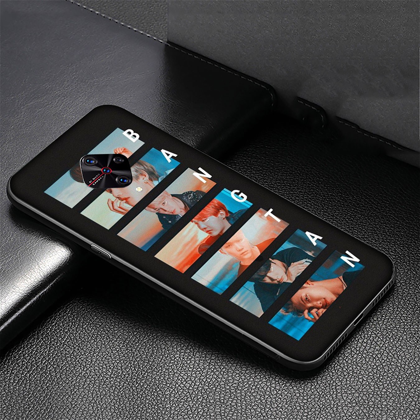Ốp điện thoại silicone mềm in hình KPOP BTS cho Samsung Galaxy A9 A8 A7 A6 Plus J8 2018 + A21S A70 M20 A6+ A8+