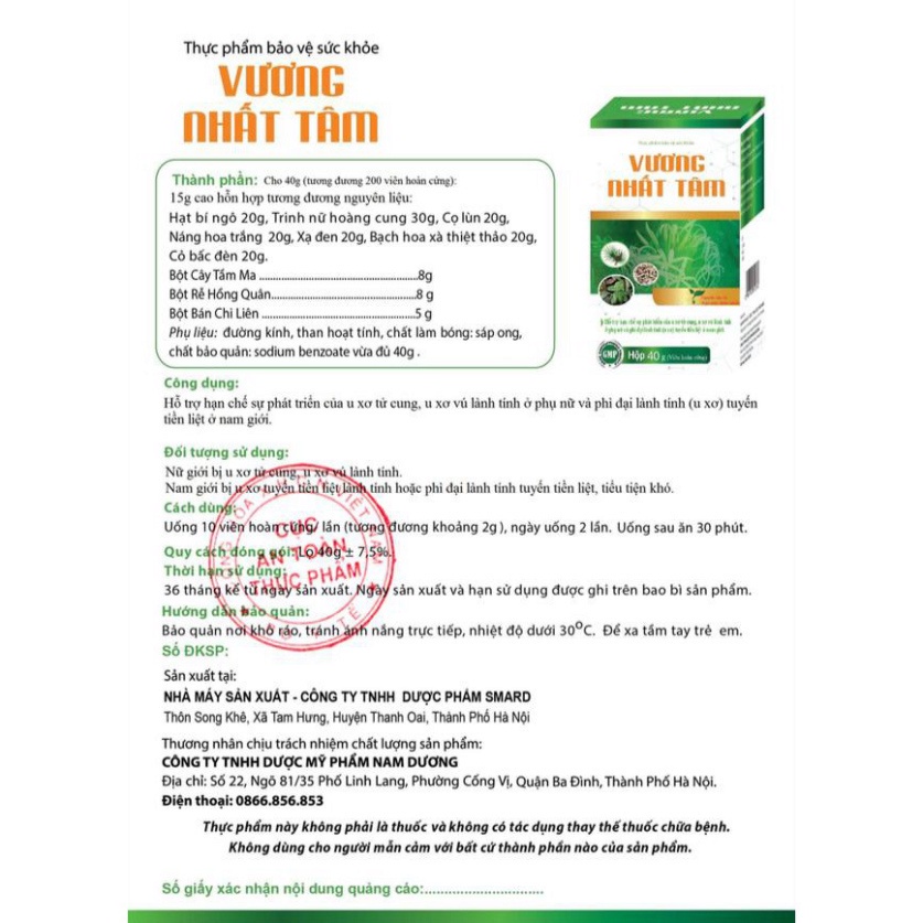 ✅ Vương Nhất Tâm  👍 ❤️ Vương Nhất Tâm - Điều hỗ trợ Tiền Liệt Tuyến