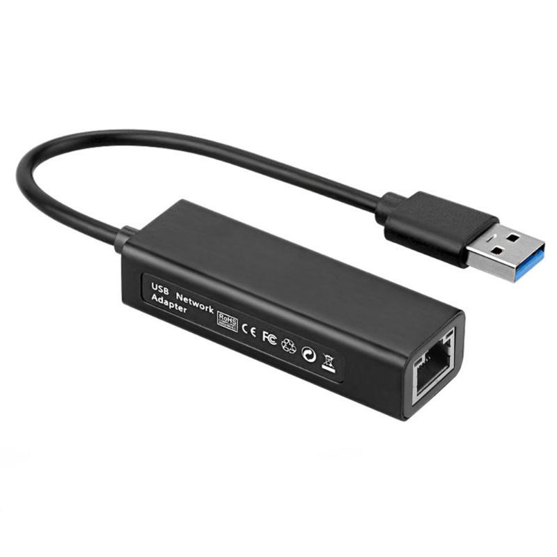 Đầu Chuyển Đổi Thẻ Mạng Ethernet USB 3 0 Màu Đen Chuyên Dụng Cho Switch PC