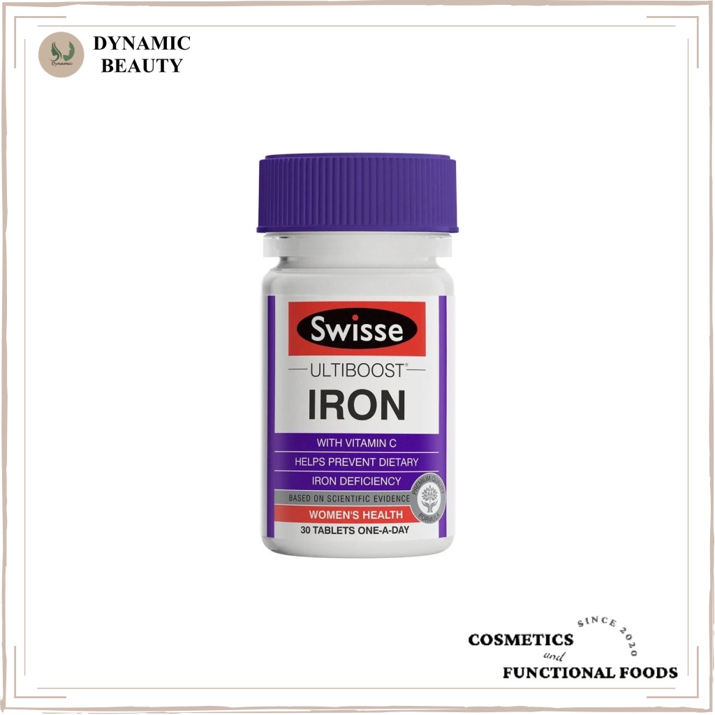 [Hàng chuẩn Úc] Viên uống bổ sung sắt Swisse ultiboost iron 30 viên của Úc