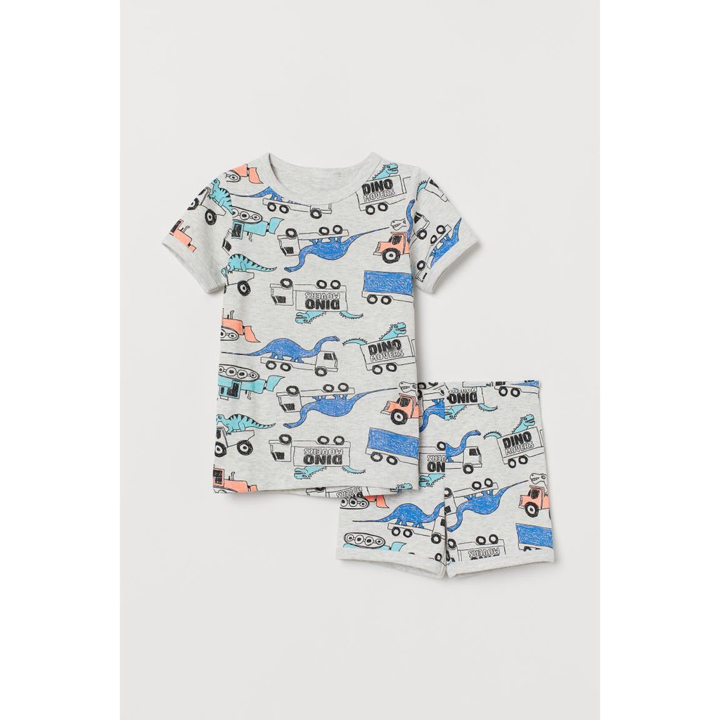 Set bộ cotton HM cho các bé trai chất mềm mại, hút mồ hôi