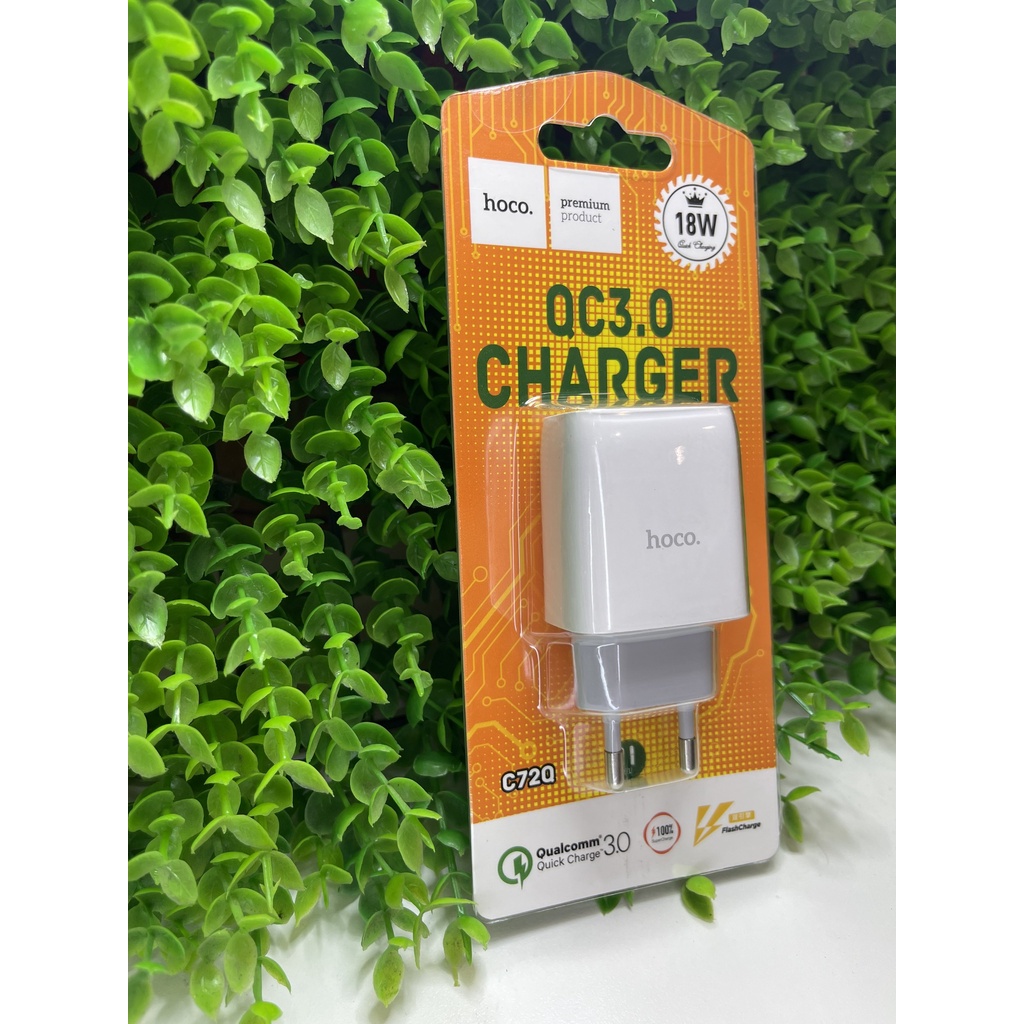 Củ Sạc Nhanh Ho.co C72Q Dòng QC3.0/18W Sạc Full lphone, lpad, Androi, Thiết Kế Nhẹ Nhàng Lịch Lãm, Độ Bền Cao.