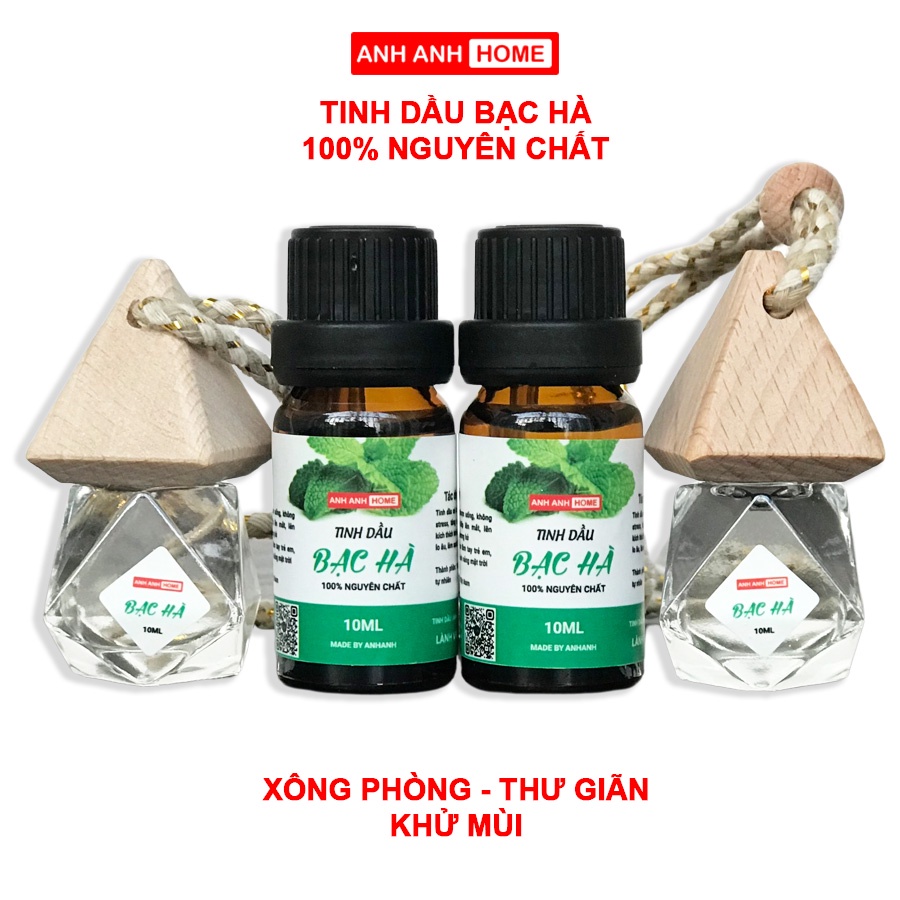 Tinh Dầu treo xe AnhAnhHome nguyên chất 100% - tinh dầu Tủ Quần áo, Xe Hơi, Ô Tô