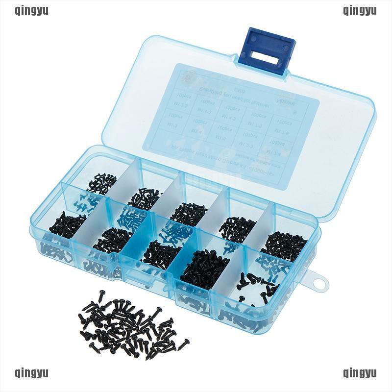 Set 1000 Vít Đầu Tròn Nhỏ M1 M1.2 M1.4 M1.7