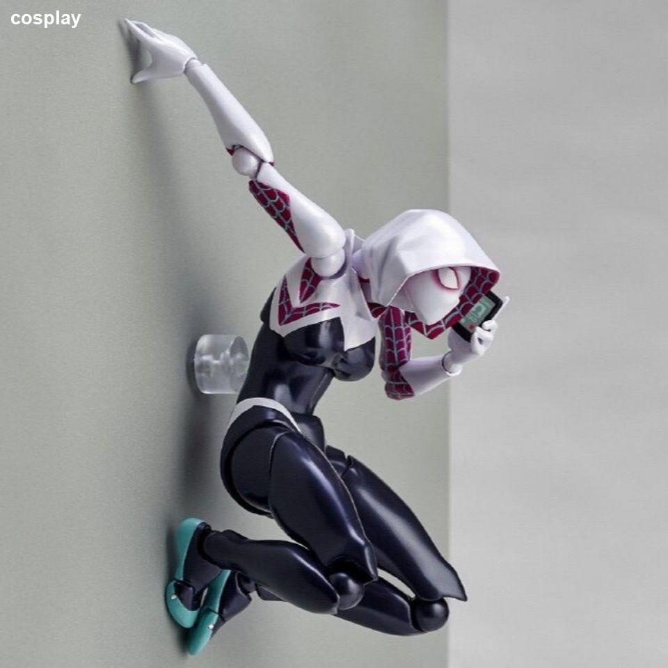 ✟▥▫Spider-Man Yamaguchi Phong cách Manga Mỹ Nữ Người nhện 004 Spider Gwen Hộp có thể di chuyển