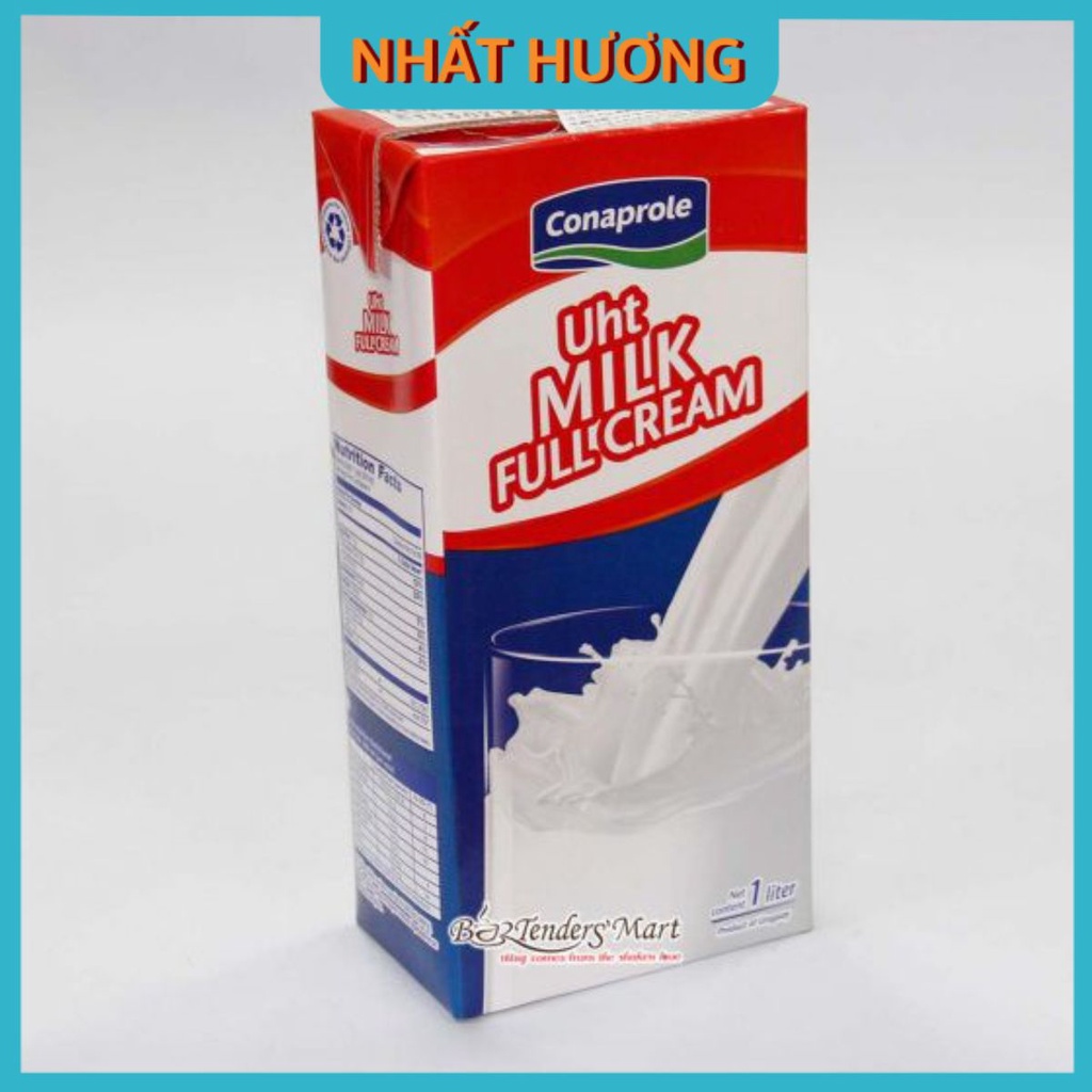 1 Thùng 12 Hộp Sữa Nguyên Kem Không Đường UHT