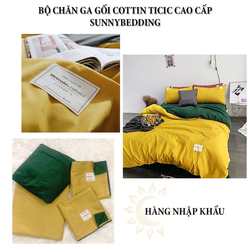 chăn ga gối cotton -TC SUNNYBedding đủ kích thước trải nệm♥️cực đẹpi♥️drap giường