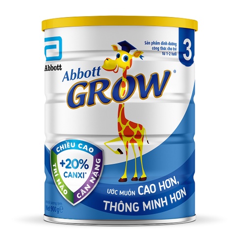 Sữa bột Abbott Grow 3 - 900g _Duchuymilk