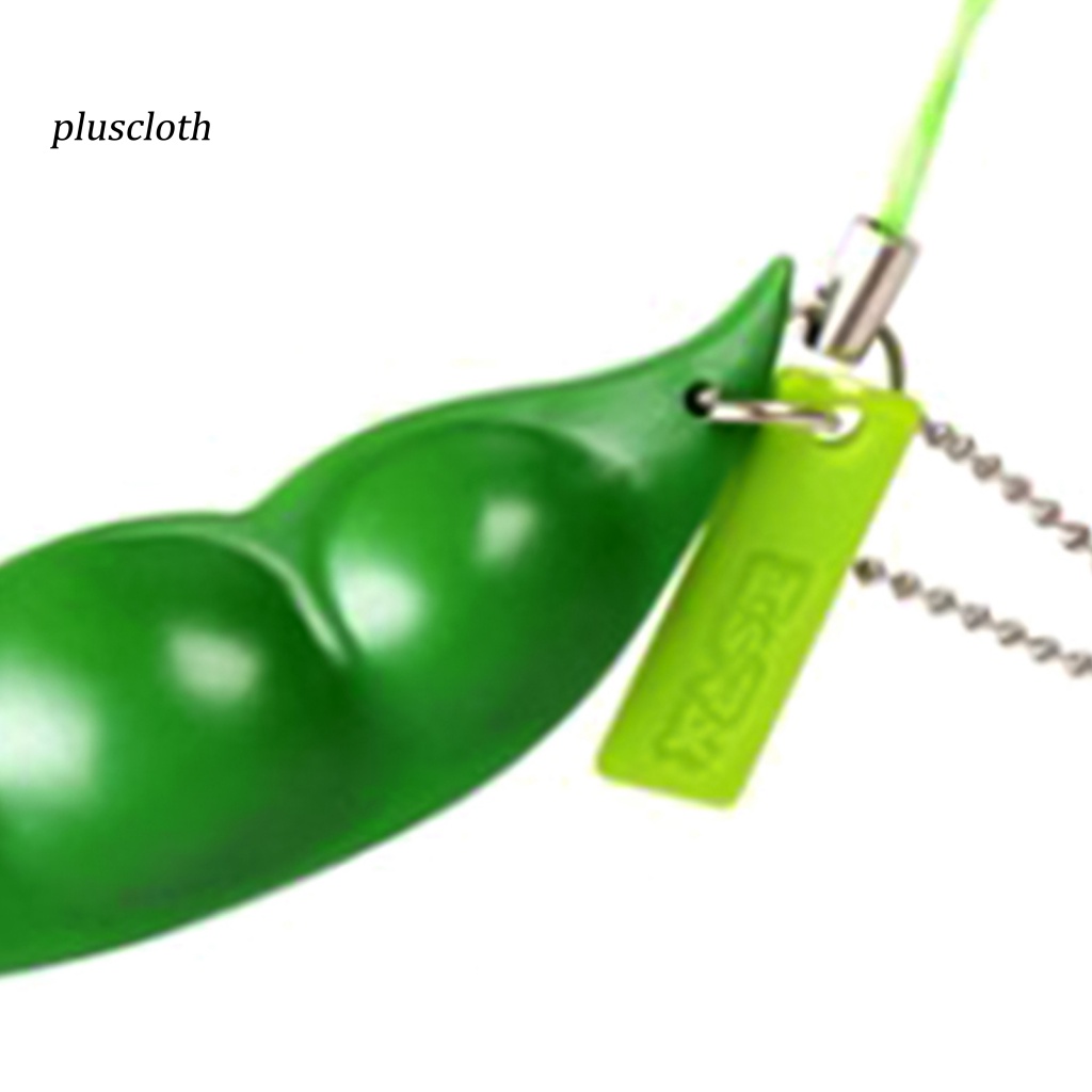 &lt;Pluscloth&gt;Đồ Chơi Bóp Tay Hình Hạt Đậu Siêu Bền Cho Điện Thoại