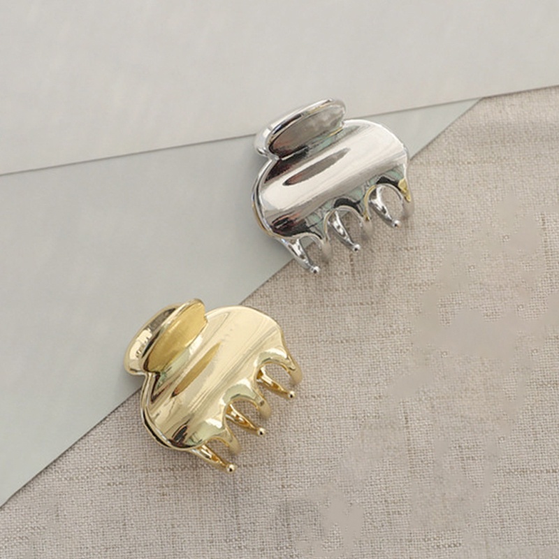 Kẹp Tóc Kim Loại Màu Vàng/Bạc Thời Trang Mới Nhất Cho Nữ