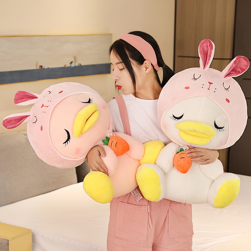 Thú Nhồi Bông Hình Chú Vịt Hoạt Hình Dễ Thương
