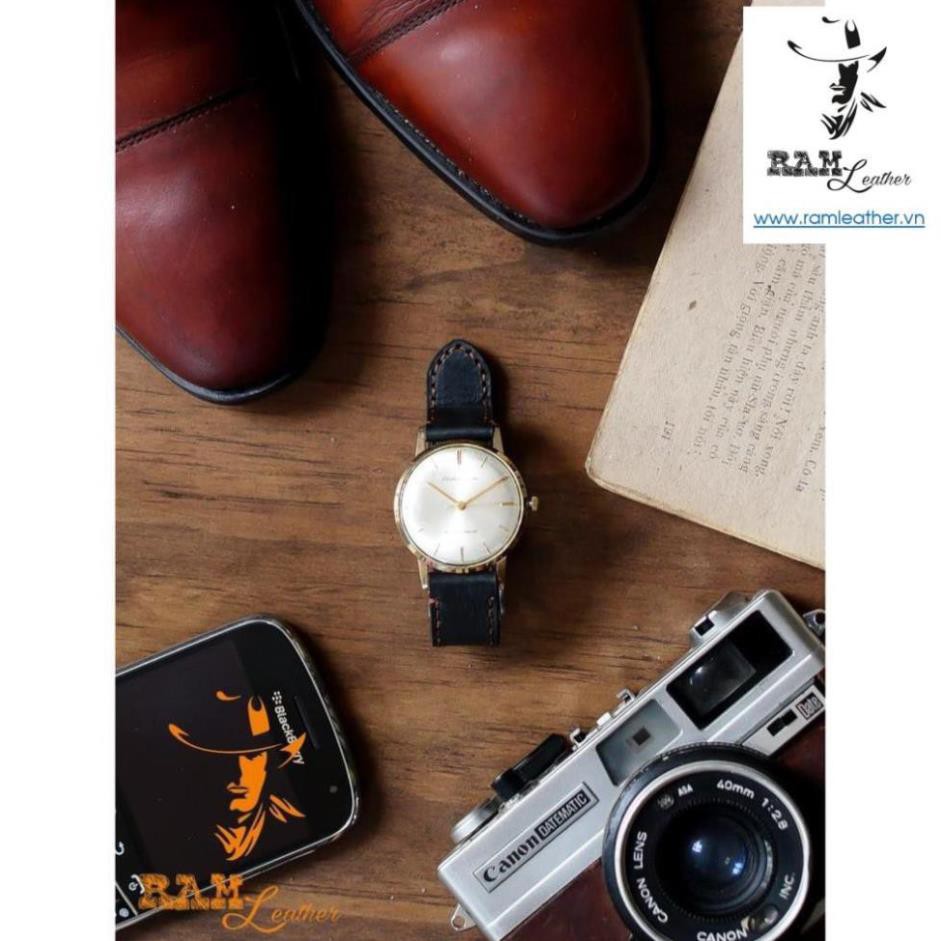 Dây đồng hồ da bò thật cho Seiko 5 / Casio AE 1200 WHD / Casio AE 1200 WH / Casio 1200WHD / 1000W / 1000WD  . . . . *