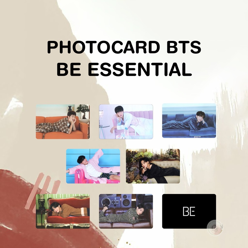 [ PHOTOCARD ] Thẻ Card Bo Góc Thành Viên BTS - BE ESSENTIAL [UNOFFICIAL] - Giấy C300 Cứng Cáp - Cán Sần Xịn [FANMADE]