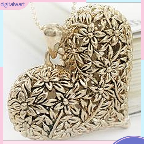 Dây chuyền hợp kim mặt hình trái tim xinh xắn cho nữ