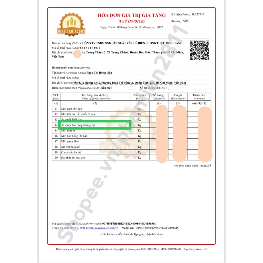 Xí muội đào hồng không hạt 100g