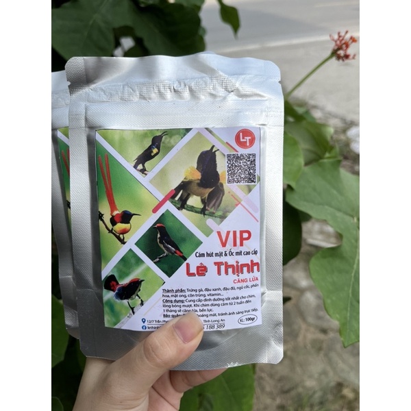 (gói 100g) Cám Lê Thịnh cho các dòng chim hút mật
