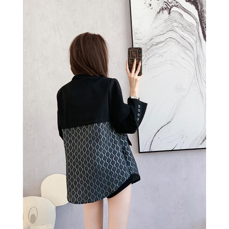 Áo Khoác Màu Đen Thời Trang Xuân Thu Pháp Size S-2Xl | BigBuy360 - bigbuy360.vn