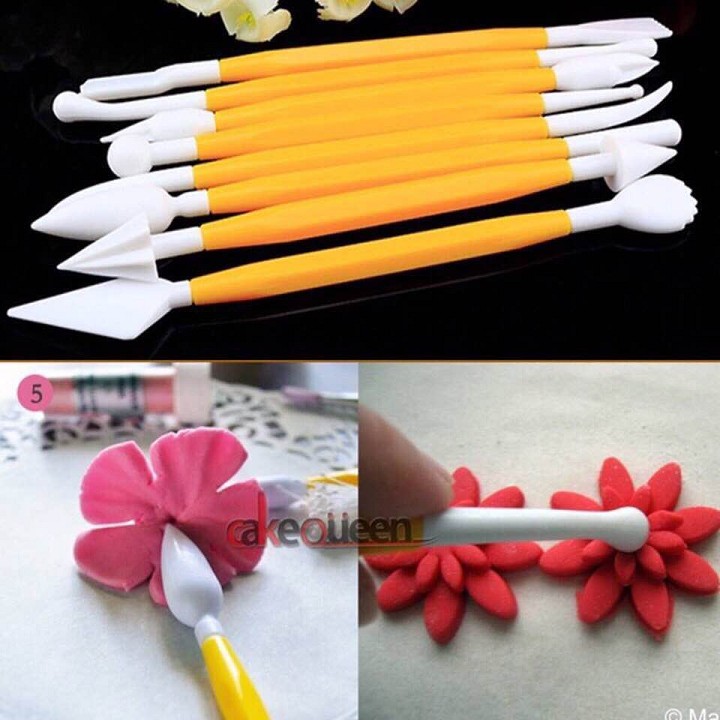 Bộ 8 que tạo hình fondant