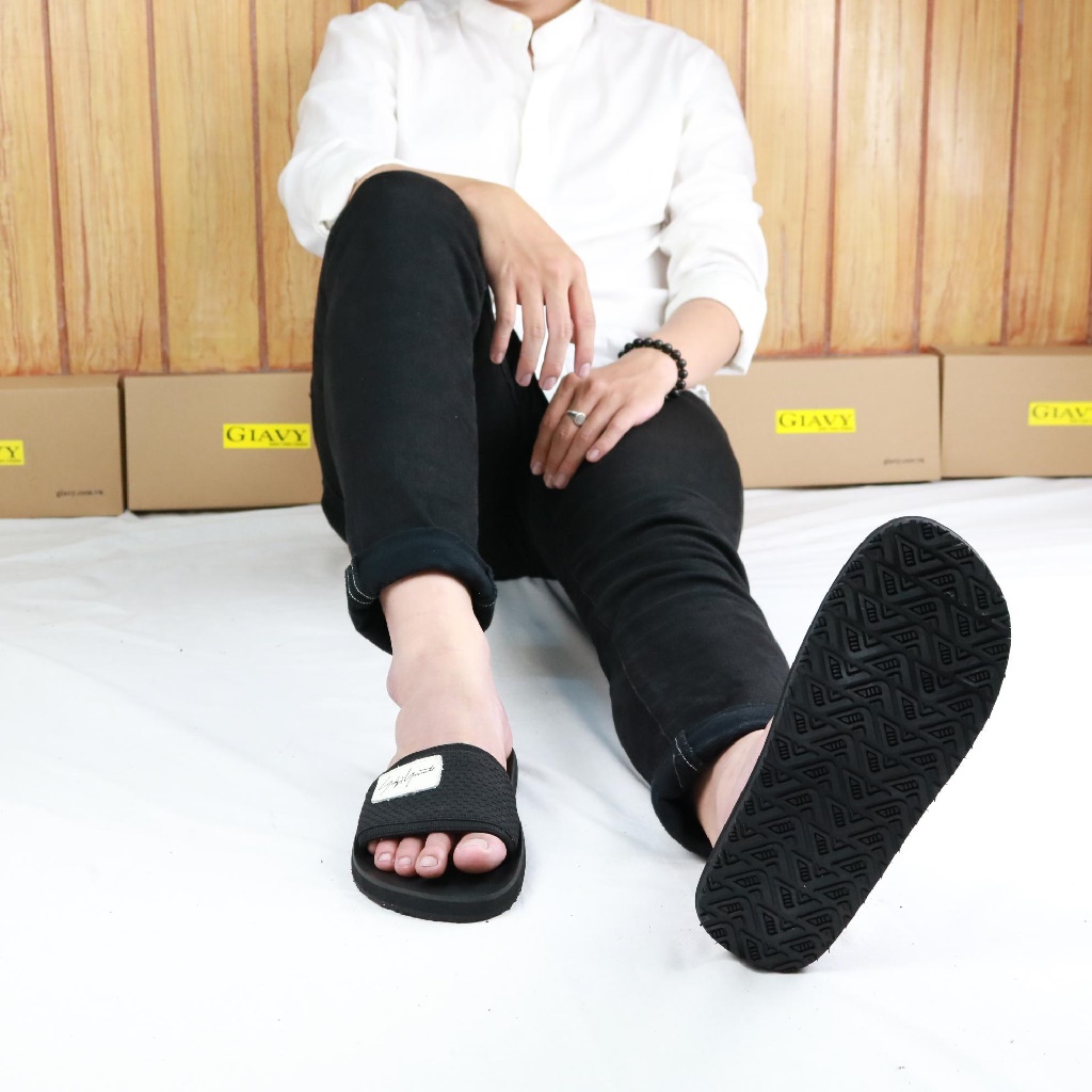 Dép nam quai ngang, kiểu đơn giản DTL484- GIAVY