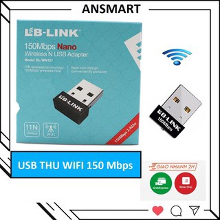 USB thu wifi LB-LINK 151 tốc độ 150Mbps Nano
