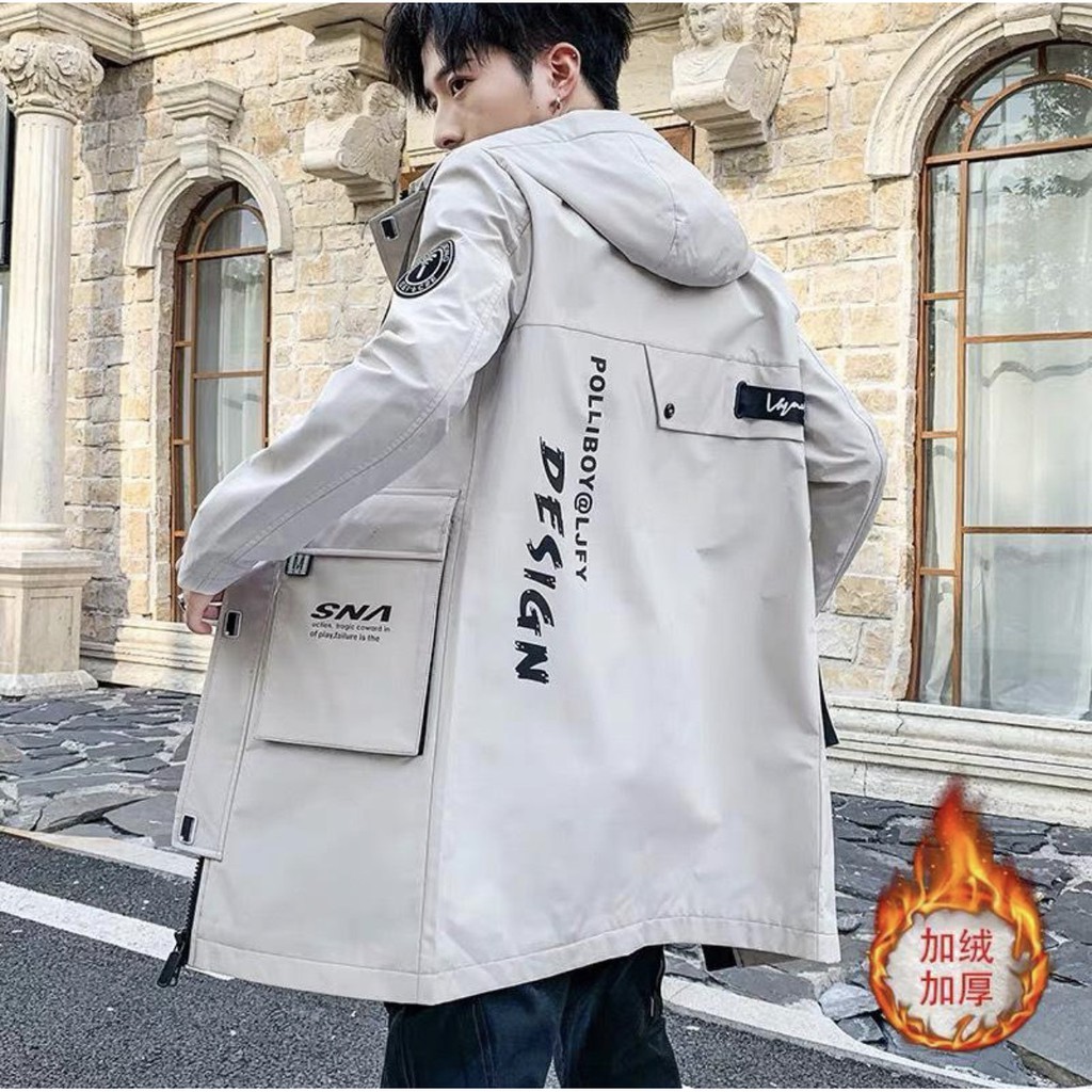 ÁO KHOÁC KAKI NAM FORM DÀI THIẾT KẾ SIỀU NGẦU CỰC CHẤT HÓA NAM THẦN | BigBuy360 - bigbuy360.vn