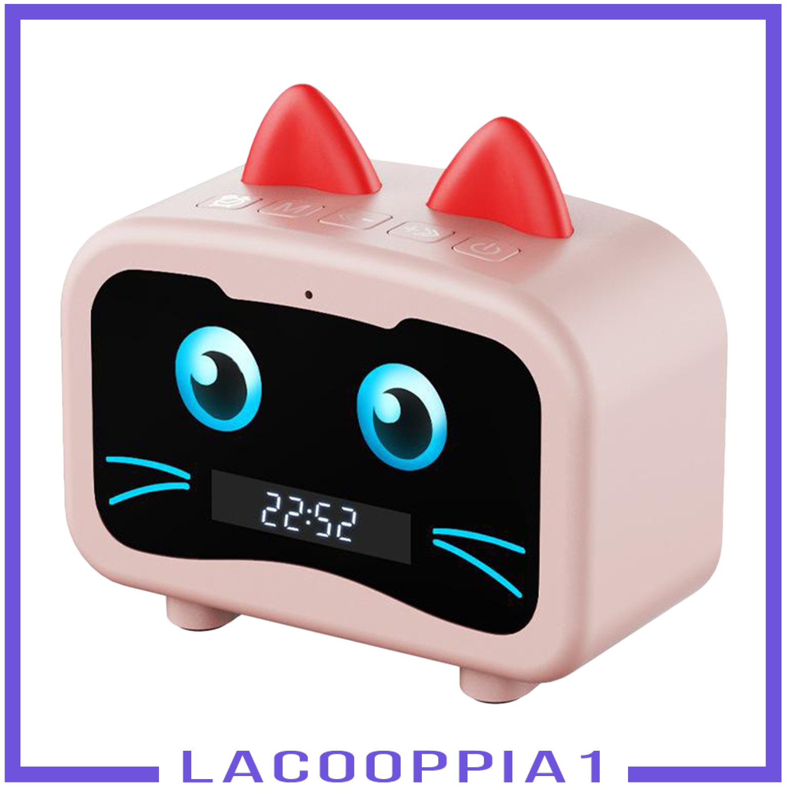 Loa Bluetooth Lapopopia1 Tích Hợp Đồng Hồ Báo Thức Và Phụ Kiện