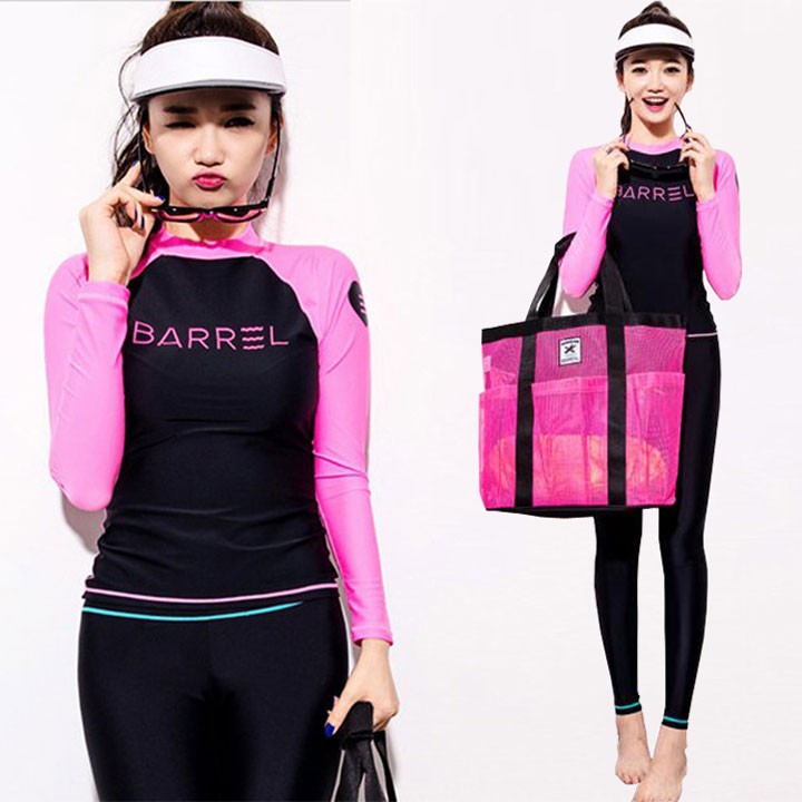 [Free ship + Video] Bộ bơi dài tay năng động -BK-231h