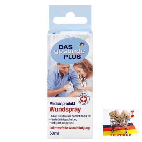 [DE] XỊT DAS GESUNDE PLUS WUNDSPRAY CẦM MÁU VÀ KHỬ TRÙNG VẾT THƯƠNG