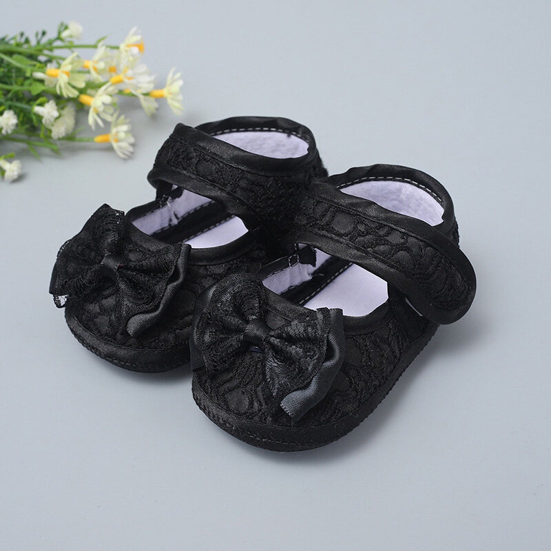 Giày Búp Bê Đế Mềm Chống Trượt Cho Bé Gái Tập Đi