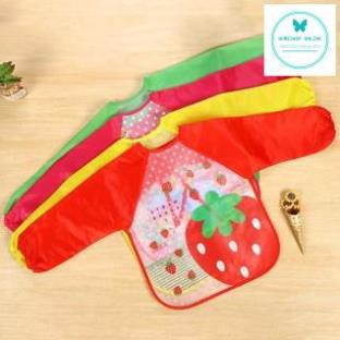 Áo yếm ăn dặm chống thấm cho bé