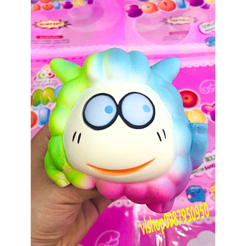 Squishy Búp Bê Cừu Già Tri Thức Độc Đáo Đẹp