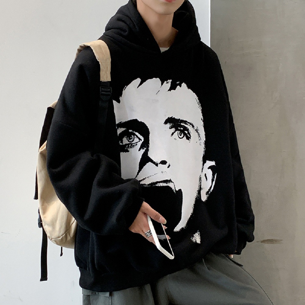 Áo Hoodie Dáng Rộng Thời Trang Năng Động Nhiều Màu Sắc Tùy Chọn Cho Nam