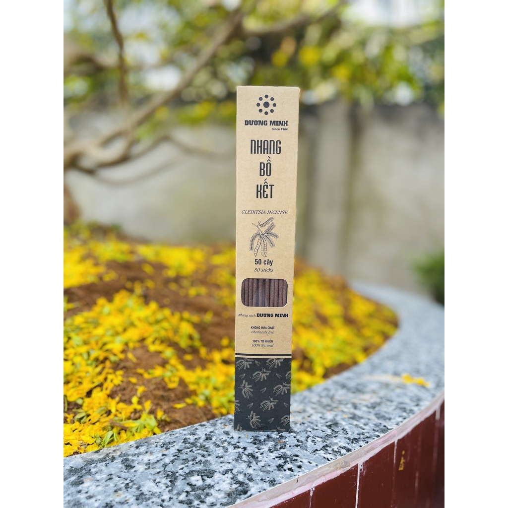 Nhang Bồ Kết Dương Minh 20cm 30cm 40cm nhang sạch 100% tự nhiên - nhang thơm thảo mộc đuổi muỗi xông nhà khử khuẩn