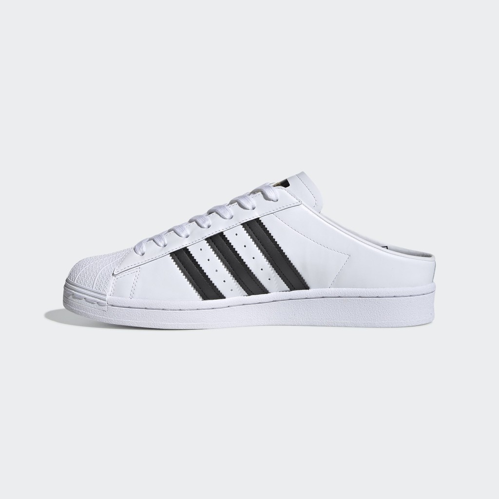 Giày thể thao ADIDAS SUPERSTAR MULE UNISEX ORIGINAL TRẮNG/ ĐEN SF