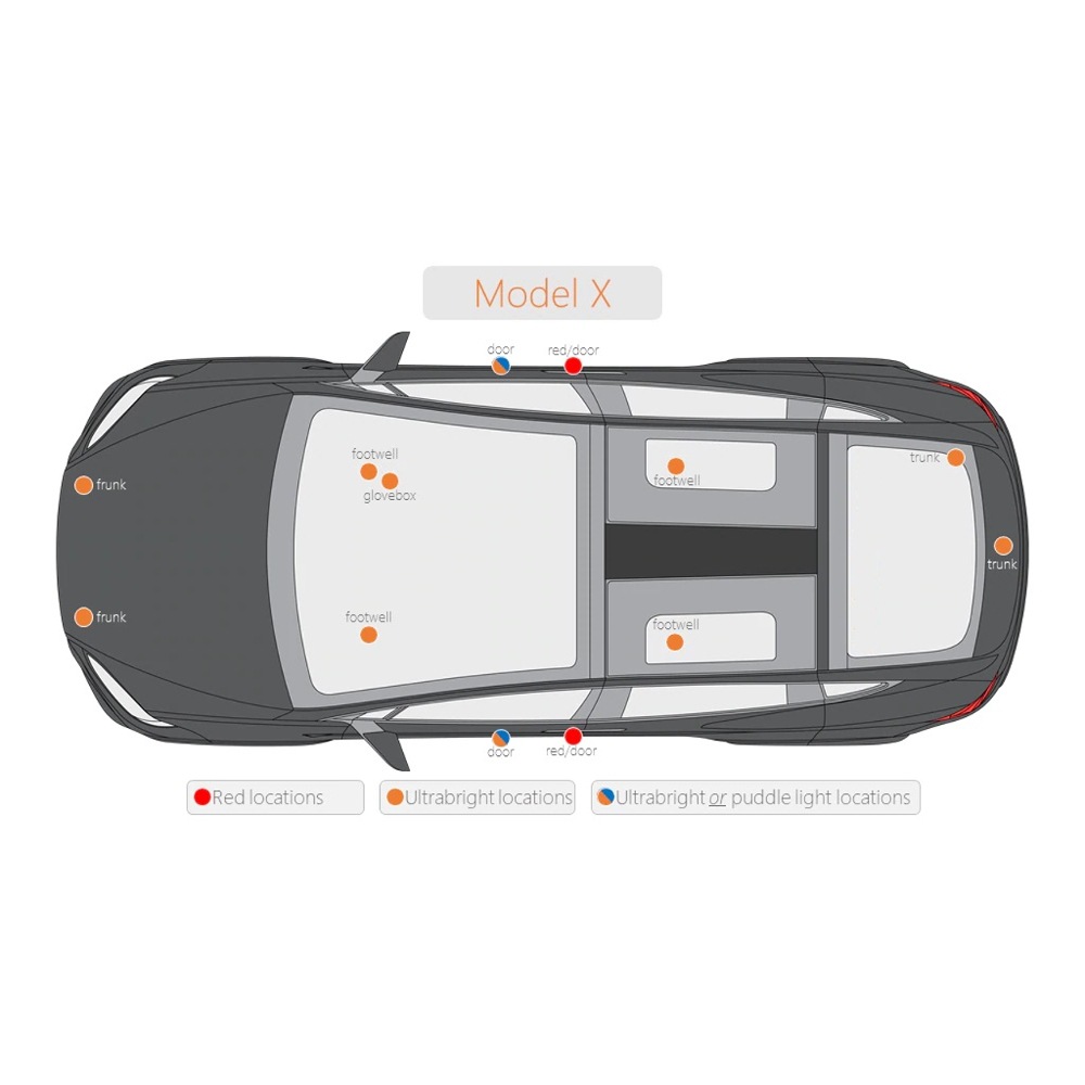 Đèn Led Gắn Cốp Xe Hơi Tesla Model3 S X Chất Lượng Cao