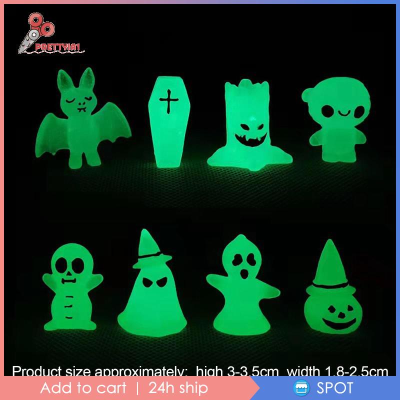 Set 1 / 8 Quả Bóng Dạ Quang Trang Trí Halloween