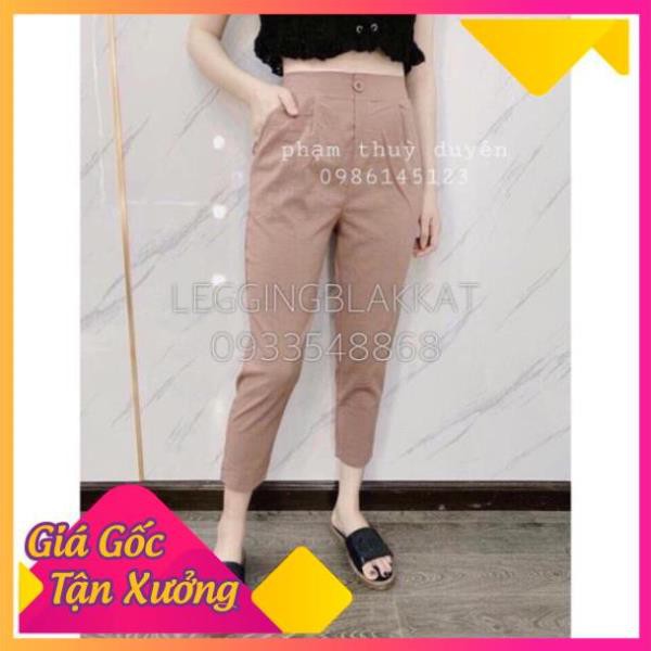 Quần baggy khuy trước chun sau khóa thật chất đũi nhẹ mát thời trang Banamo Fashion, baggy đũi khuy trước chun sau 821 | WebRaoVat - webraovat.net.vn