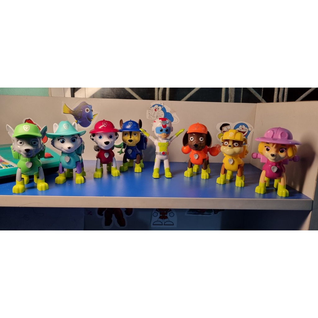 Bộ Đồ Chơi Cho Bé Chú Chó Cứu Hộ Biến Hình PAW PATROL 8 Nhân Vật- RYDER Và Những Người Bạn