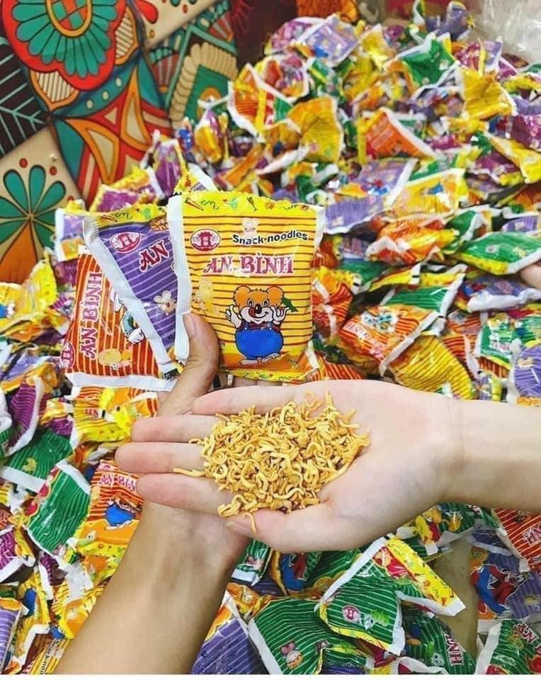 10 Gói Mì Tôm Trẻ Em  Giòn Rụm