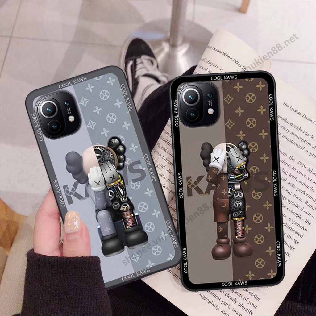 Ốp Xiaomi Poco X3 / Poco X3 Pro bear, k@ws thương hiệu phong cách ốp lưng thời trang cao cấp