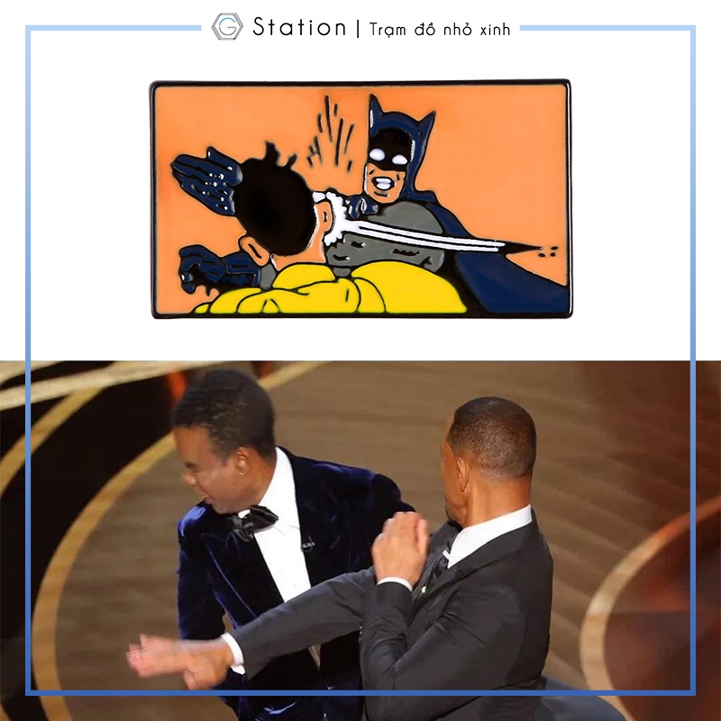 Pin cài áo meme nhân vật dơi hoạt hình siêu bựa - GC084