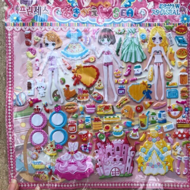 Sticker dán nổi tờ to