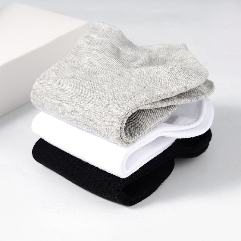 Tất Vớ Nam Nữ Cổ Ngắn Nhật Cotton 100%, Vớ Tất Nam Nữ Khử Mùi Chống Hôi Chân,Thoáng Khí