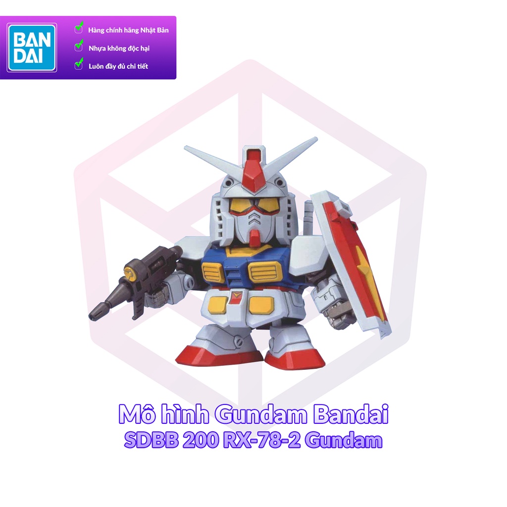 Mô hình Gundam Bandai SDBB 200 RX-78-2 Gundam
