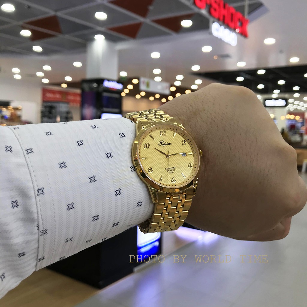 Đồng hồ nam Pafolina 5021M full box, kính sapphire chống xước, chống nước, thẻ bảo hành 3 năm toàn quốc