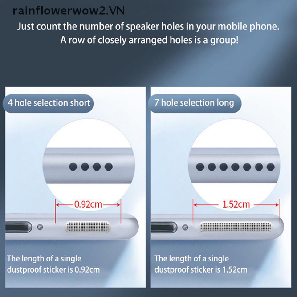 Bộ 4 Miếng Dán Chống Bụi 1 / 1.6cm Cho Loa Điện Thoại