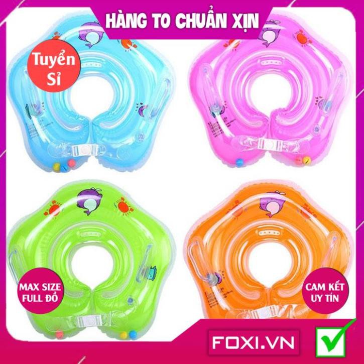 Phao cổ cho bé-món đồ bơi giúp bé luôn an toàn Foxi-nước không vào tai-chất liệu an toàn-cho bé yêu thỏa sức vận động