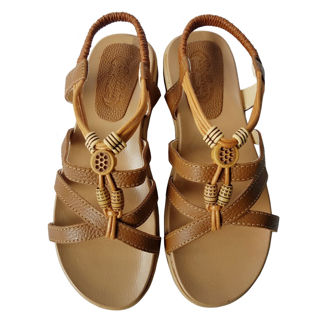 Giày sandal nữ da bò BIGGBEN HKD105